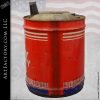 vintage Skelly oil drum