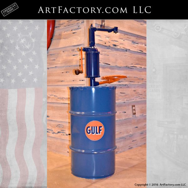 Gulf-Oil-Drum-Hand-Pump-With-Drain