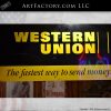 Vintage Western Union Tin Sign