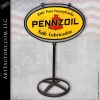 vintage Pennzoil lollipop sign