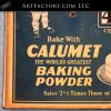 Calumet Baking Powder Sign