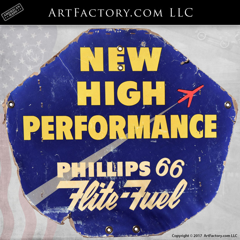 Phillips 66 Flight Fuel sign