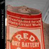 antique seal dry battery sign