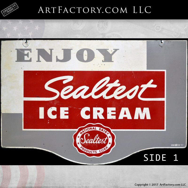 Sealtest Ice Cream dairy High Quality Metal Magnet 3 x 4 inches 9401