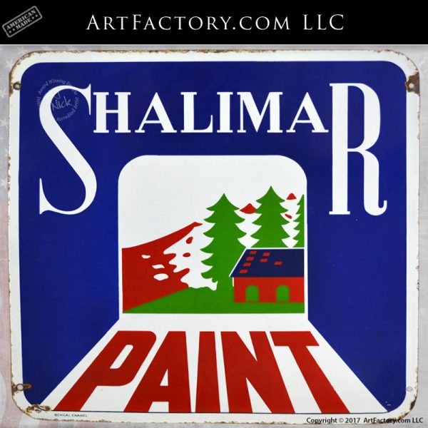 Shalimar Paint sign
