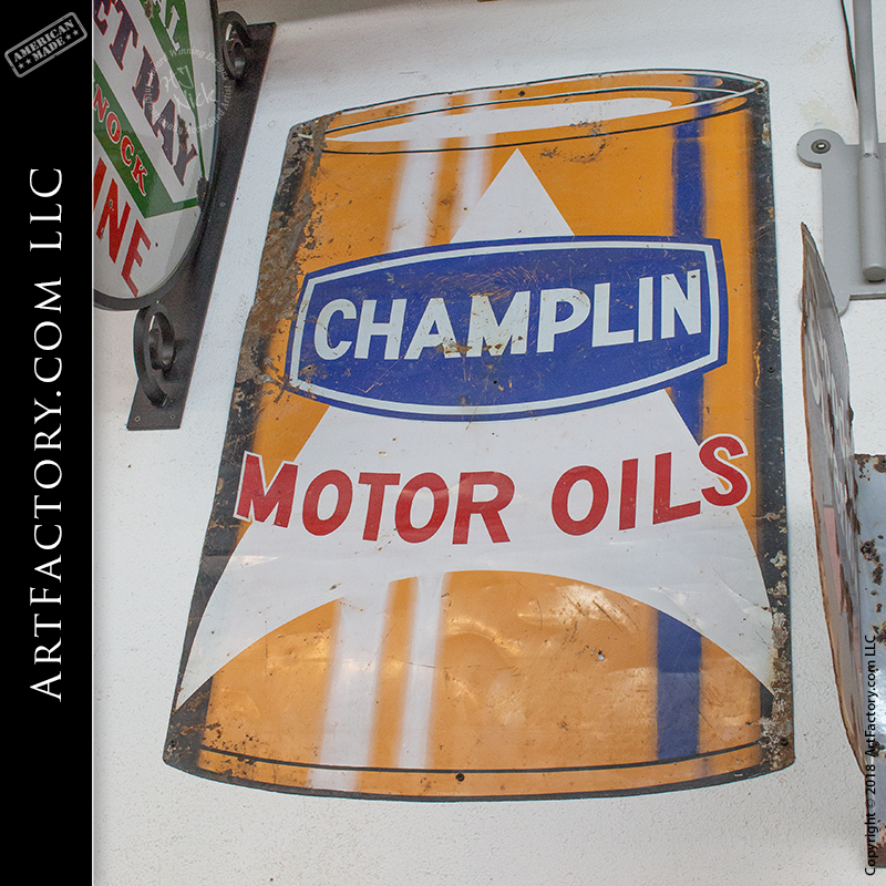 Champlin motor oil sign