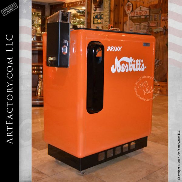 restored Nesbitts soda cooler
