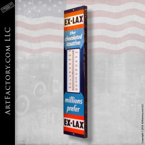 Vintage Ex lax Thermometer Sign