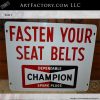 vintage Champion Spark Plugs sign