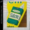 Vintage Salem Cigarettes Thermometer Sign