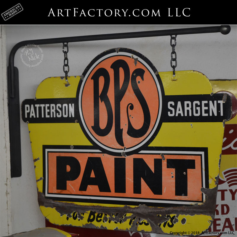 Patterson Sargent BPS Paint Sign