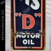 Standard Oil ISO-VIS Motor Oil Sign
