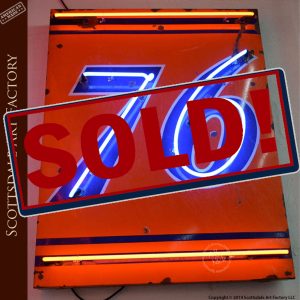 76 Gas Sign Neon Lightbox