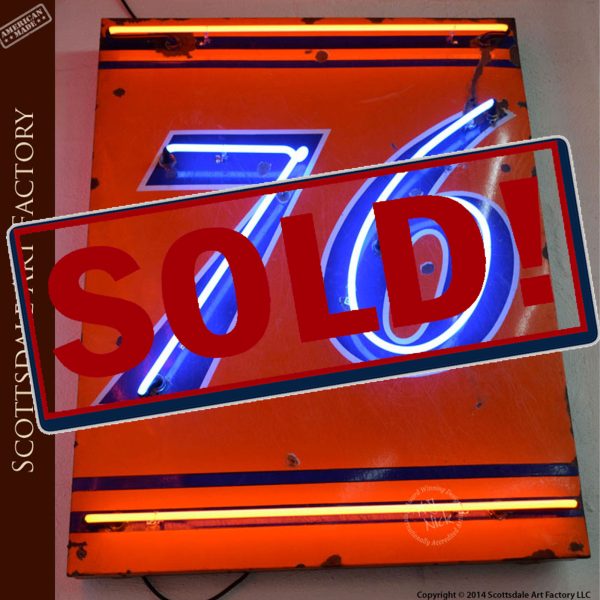 76 Gas Sign Neon Lightbox