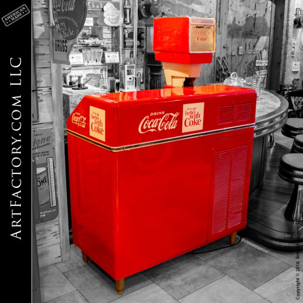 Vintage Coca Cola Vender Ice Maker Fountain