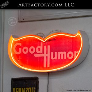 good humor sign neon