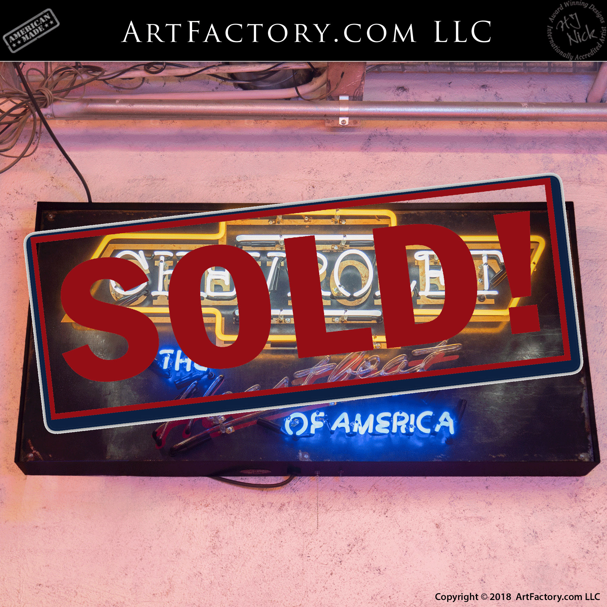 Chevy-Heartbeat-America-Neon-Vintage-Road-Sign-1-sold