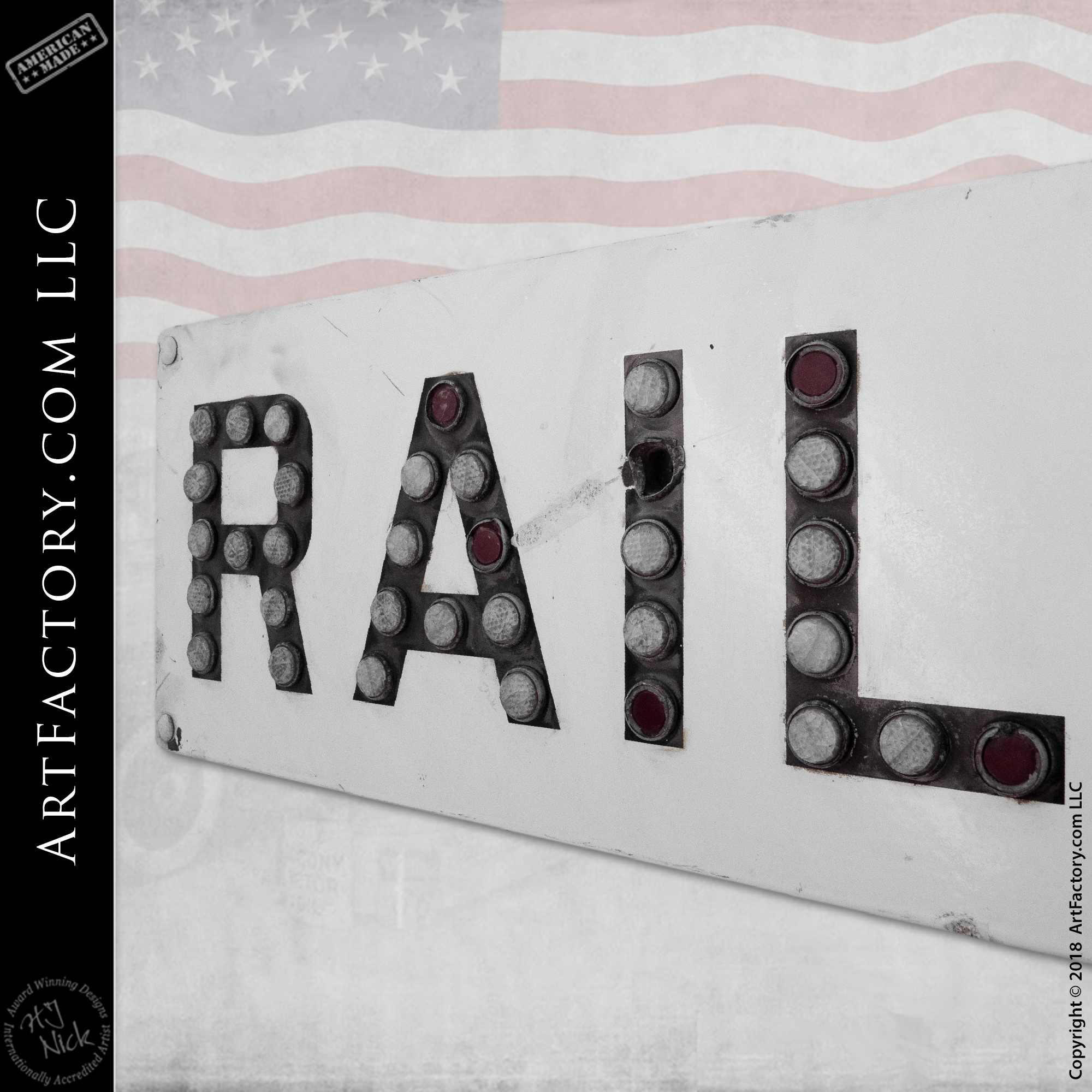 Vintage Railroad Sign