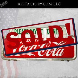 Lighted Coca-Cola Sign Topper - Collectors Dream CCT900