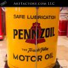 vintage Pennzoil oil drain tank