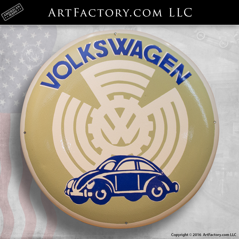 Volkswagen Beetle 50 Piece VW Bulli Advertising Sign Shield Repro Sign 1559 
