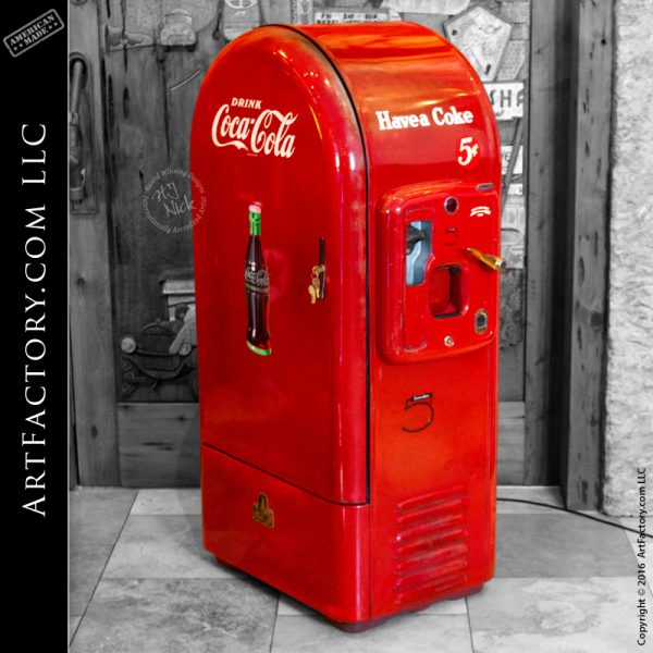 vintage Jacobs Coca-Cola 5 cent vending machine