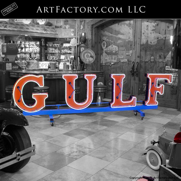 Original Gulf Oil Neon Sign
