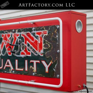 rare red crown neon sign