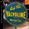 Valvoline Motor Oil Lollipop Sign