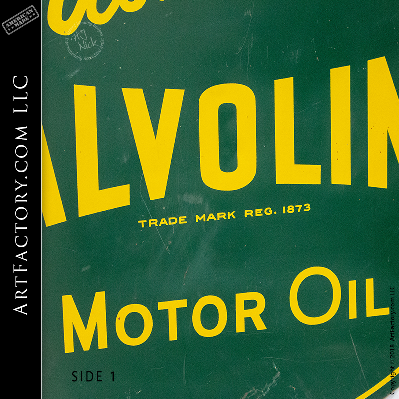 Vintage Valvoline Motor Oil Sign