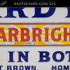 Hardy's Starbright Porcelain Sign