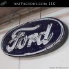 Vintage Ford Dealership neon sign