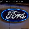 Vintage Ford Dealership neon sign