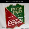 Vintage coca cola sign