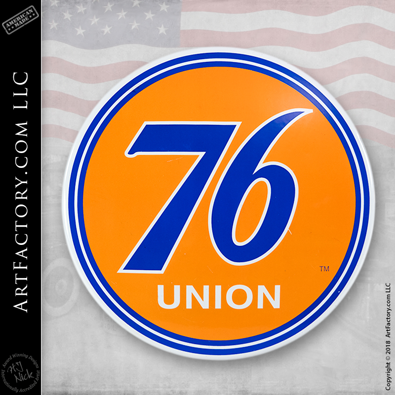 Union 76 Gasoline Contour Cut Vinyl Decals Sign Stickers Motor Oil Gas Globes 