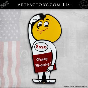 Esso Oil Drop Man sign