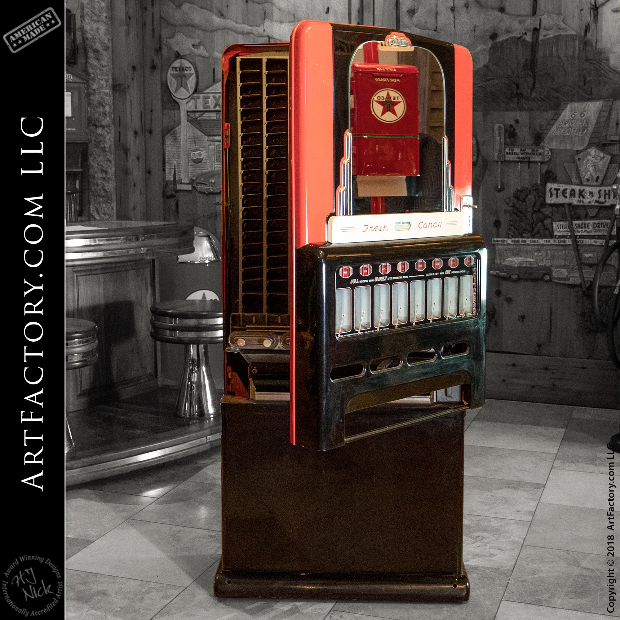 restored 1950's stoner candy machine