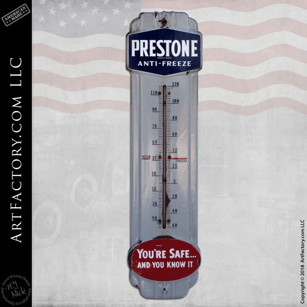 Vintage-Prestone Anti-Freeze-Thermometer