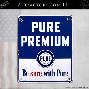 Pure Oil Company sign
