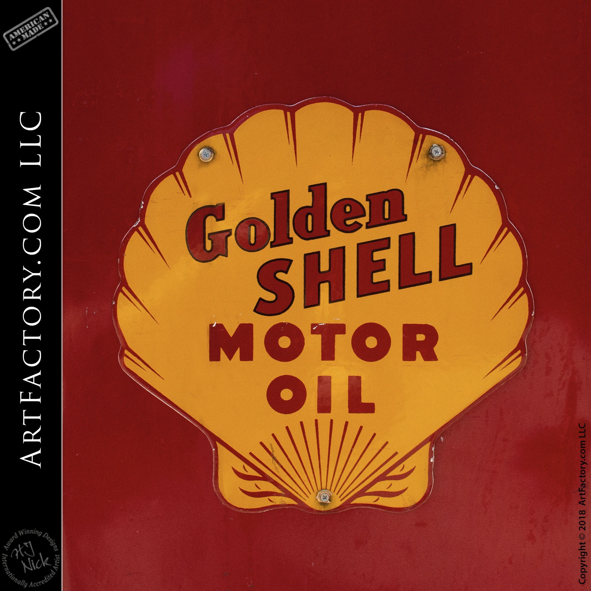 Vintage Shell Fuel Gas Pump