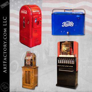 vintage restored vending machines