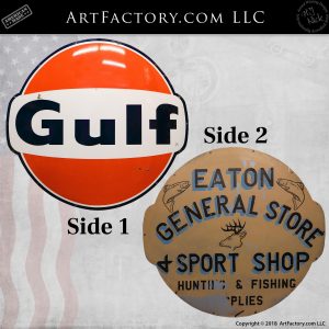 vintage Gulf General Store sign