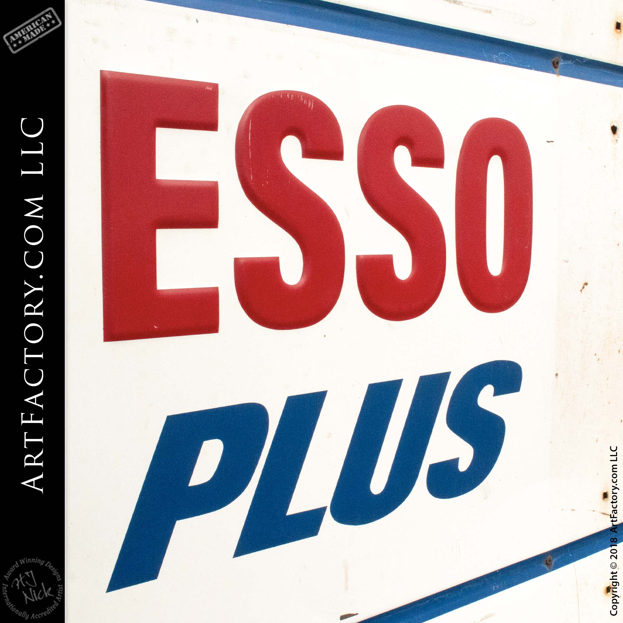 Esso Gas Tax Sign