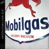 Large Vintage Mobilgas Pegasus Badge Sign