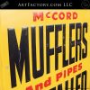McCord Muffler and Pipes Inspection Sign