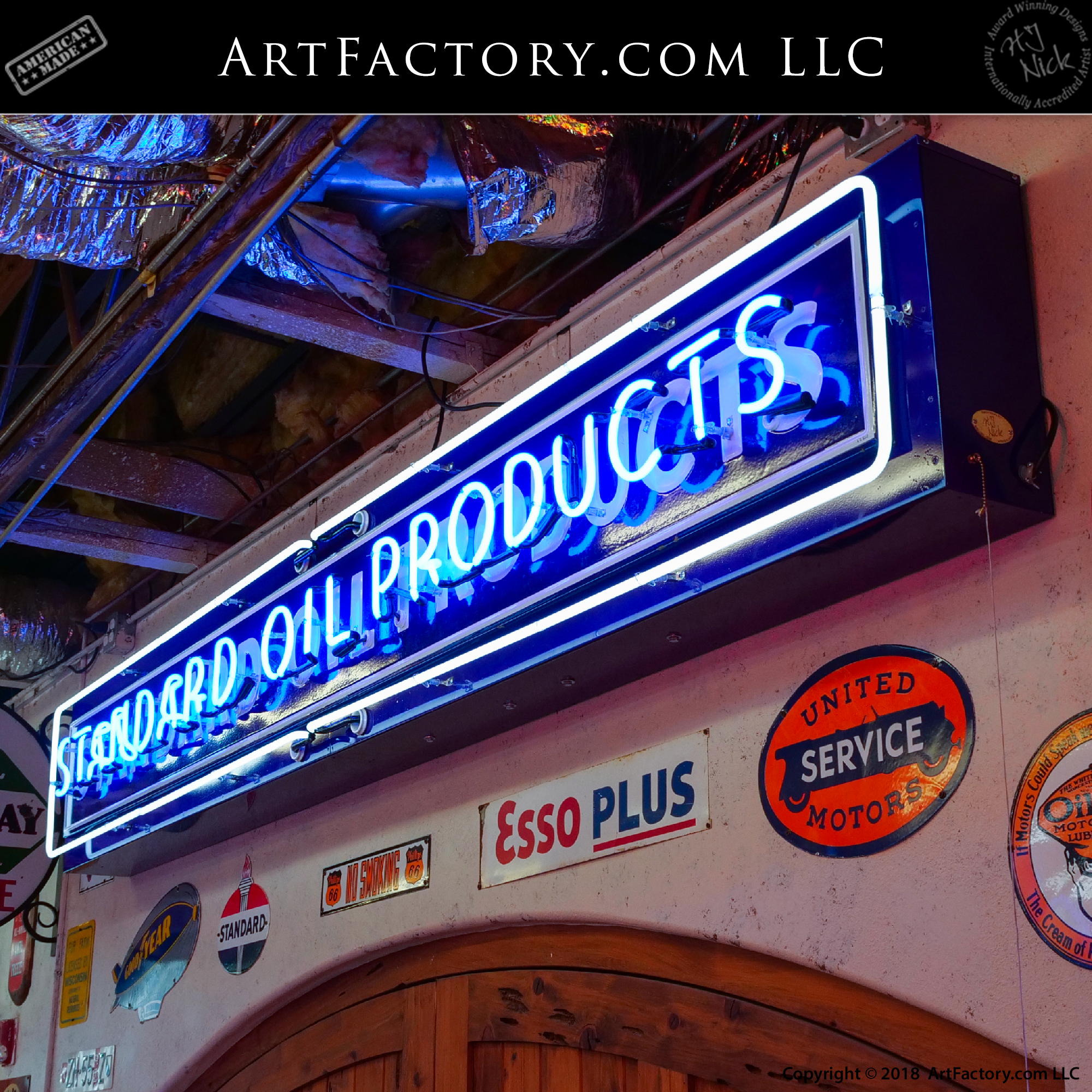 Standard Oil Products Vintage Neon