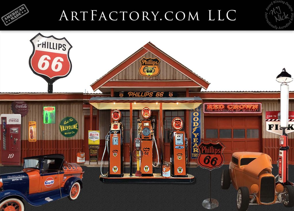 Phillips 66 Station Model Re-Creation