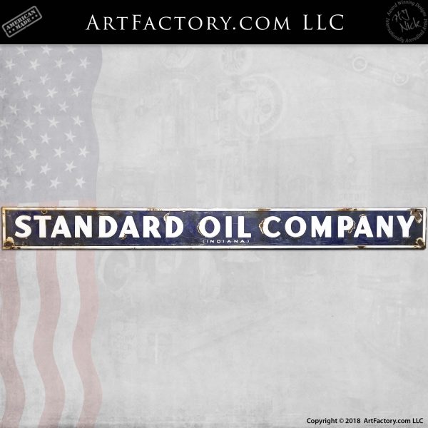 Standard Oil Company Indiana Vintage Sign