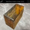 vintage MobilOil crate top