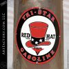 Vintage Butler Model 30 Visible Boneyard Gas Pump - Red Hat